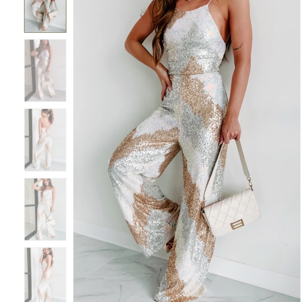 Sequin Jumpsuit